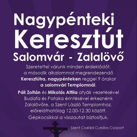 Nagypnteki Keresztt - Salomvr-Zalalv